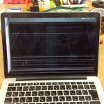 MacBook Pro Retina 13 亀裂、線、ひびの修理