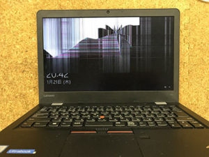 thinkpad 13 液晶割れ