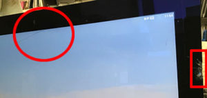 iMac 27 ガラス割れ