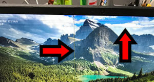 NH55HKQ　画面に線