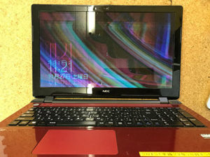 PC-NS150BAR 表示不良