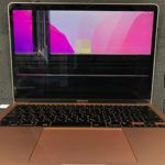 MacBook Air A2337 画面の半分が真っ黒になった修理