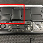 MacBook Air 11のバッテリー交換 膨張、修理