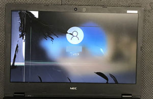 PC-VRL21FB7S3R9　液晶割れ