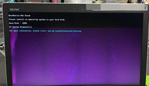 ProBook 650 G4　画面が紫色