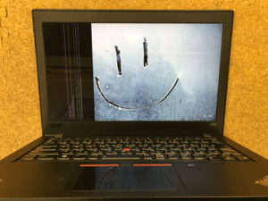 X280 画面割れ