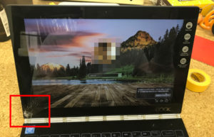 YB1-X91L 画面割れ