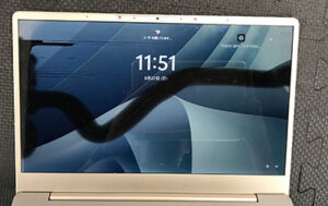 CH75/F3 画面割れの修理