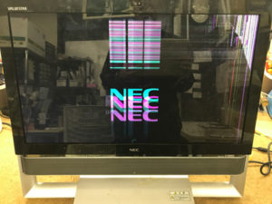 pc-vn770rsb 液晶割れ