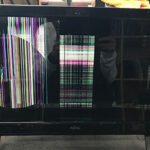 富士通 FH56/MDの液晶修理 画面割れによるパネル交換