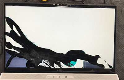 FMVA500FW2 画面修理 前