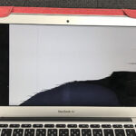 【東京都からのご依頼】MacBook Air A1465 液晶破損修理の事例と注意点