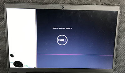 DELL Latitude 3540の画面割れを液晶交換で修理｜広島県からの宅配修理事例