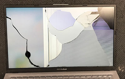 X512JA-EJ333T　液晶割れ