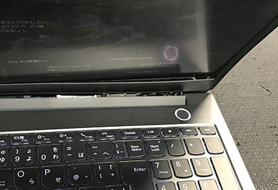 ThinkBook 15-IML ヒンジ故障
