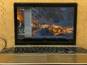 PC-NS750AAG 画面に線