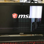 MSI GL63 8RC-1060JPの画面割れ修理