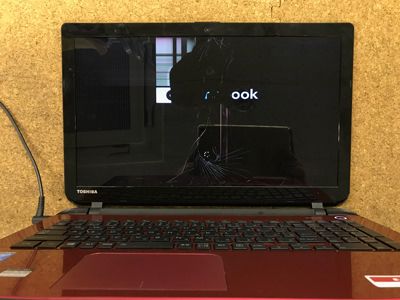 PT75NRP-BHA 画面割れ