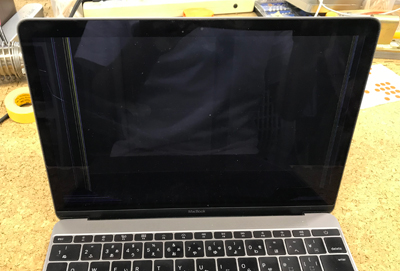 MacBook 12 モニター故障