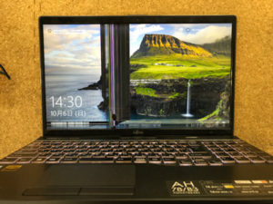 AH78/B3 画面割れ