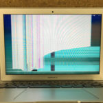 MacBook Air  2012 液晶修理 A1466 画面割れ