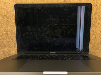 ノートPC【値下げ】MacBookPro (ストレージ500GB)画面割れのみ