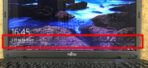 FMVA32MBP 画面に線