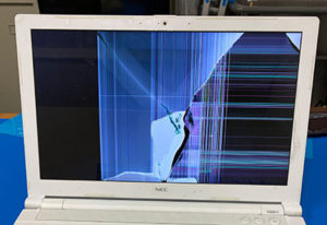 NS600/HAW 液晶割れ