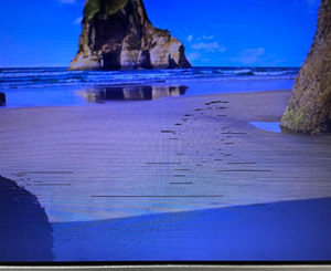 CF-SX2 画面に黒い線