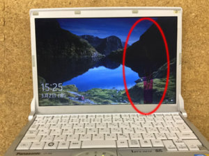 CF-N8 液晶割れ