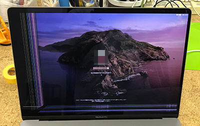 MacBook Pro 16インチの液晶修理 パネル交換 | 液晶修理センター