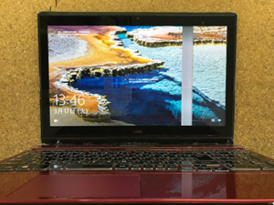 PC-NS750AAR 画面に線