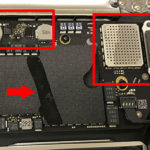 MacBook Air A1932 水没で電源が入らない修理