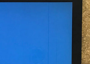 パソコン 画面に線