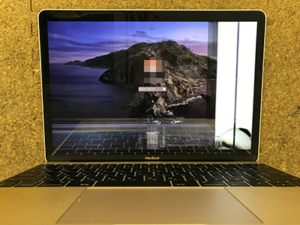 MacBook 2017 液晶割れ