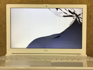 PC-NS600JAW 液晶割れ