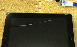 iPad 3 ガラス割れ
