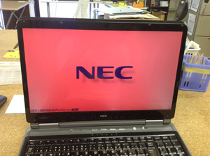 バックライト故障