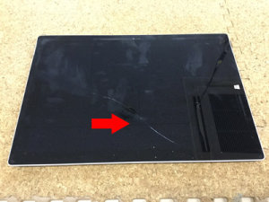 Surface Pro 3 液晶割れ