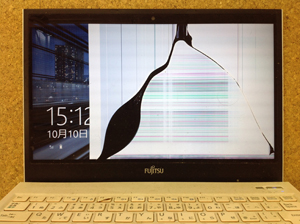 FMVS54KD1W　画面割れ