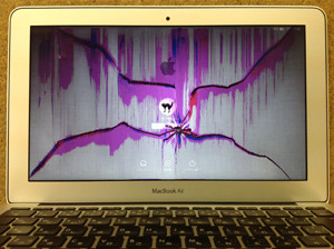 macbook air 液晶割れ