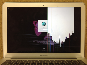 macook air 液晶割れ