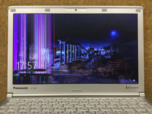 Panasonic Let`s note CFSX2JEADR 液晶割れ