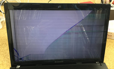G510 液晶割れ