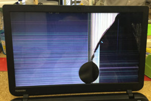 PBB25PB-SHA 液晶割れ