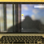海老名市からMacBook Pro A1398の修理依頼 画面割れ