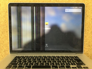 MacbookPro 液晶割れ