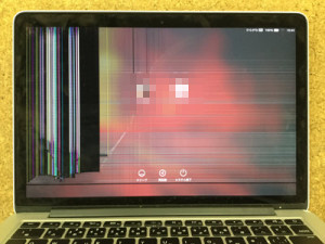macbook pro retina 画面割れ