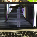 Macbookの画面交換が格安！パソコンのひび、線、亀裂など