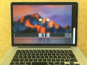 Mac 画面割れ